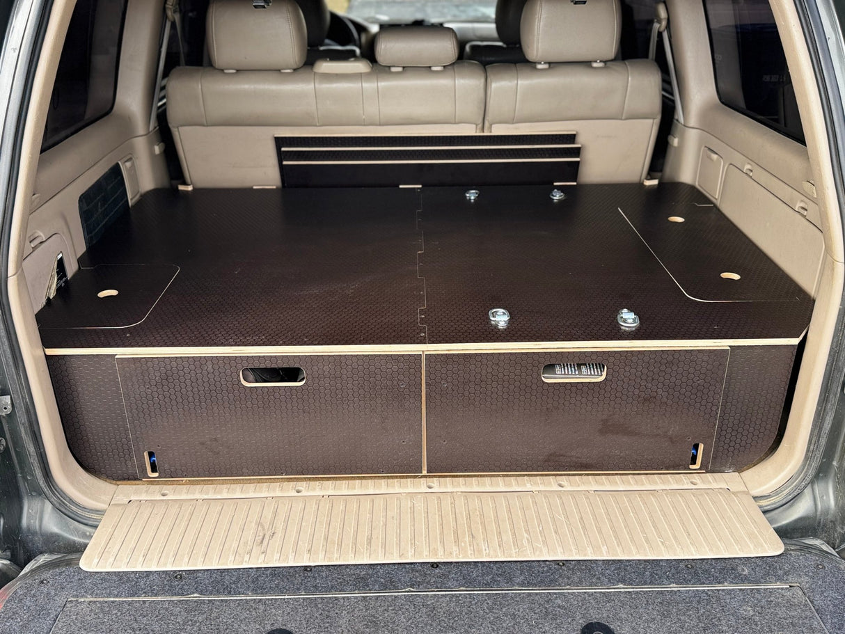 Land Cruiser 100 | Dual Drawer Storage System & Bed Platform | 1998–2007 Toyota - Xtrusion Overland