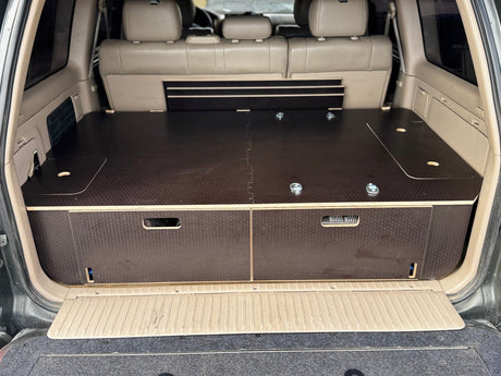 Land Cruiser 100 | Dual Drawer Storage System & Bed Platform | 1998–2007 Toyota - Xtrusion Overland