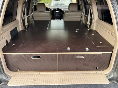 Land Cruiser 100 | Dual Drawer Storage System & Bed Platform | 1998–2007 Toyota - Xtrusion Overland
