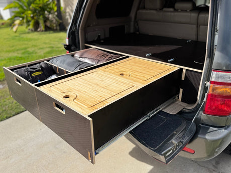 Land Cruiser 100 | Dual Drawer Storage System & Bed Platform | 1998–2007 Toyota - Xtrusion Overland