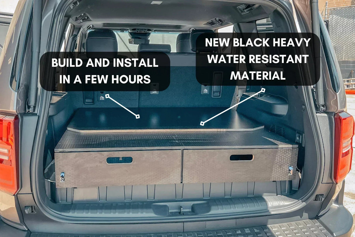 Land Cruiser 250 | Dual Drawer Storage System & Bed Platform | Toyota 2024+ LC250 - Xtrusion Overland