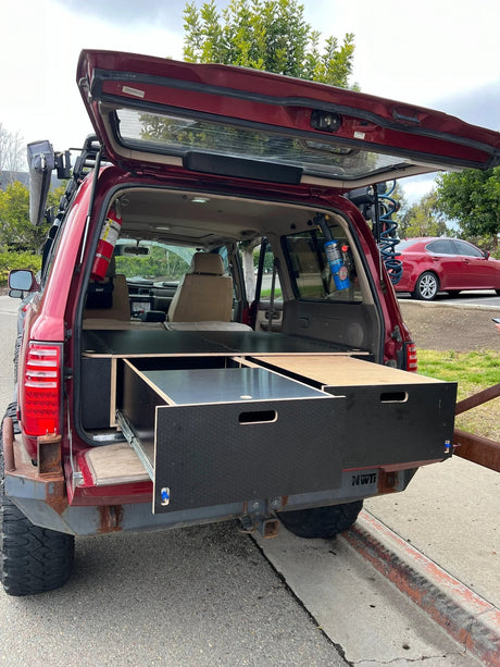 Land Cruiser 80 | Dual Drawer Storage System & Bed Platform | 1990–1997 Toyota LC80 - Xtrusion Overland
