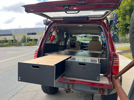 Land Cruiser 80 | Dual Drawer Storage System & Bed Platform | 1990–1997 Toyota LC80 - Xtrusion Overland