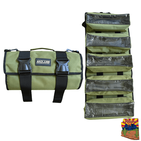 Large Canvas Tool organizer bag with 5 removeable pouches - Xtrusion Overland