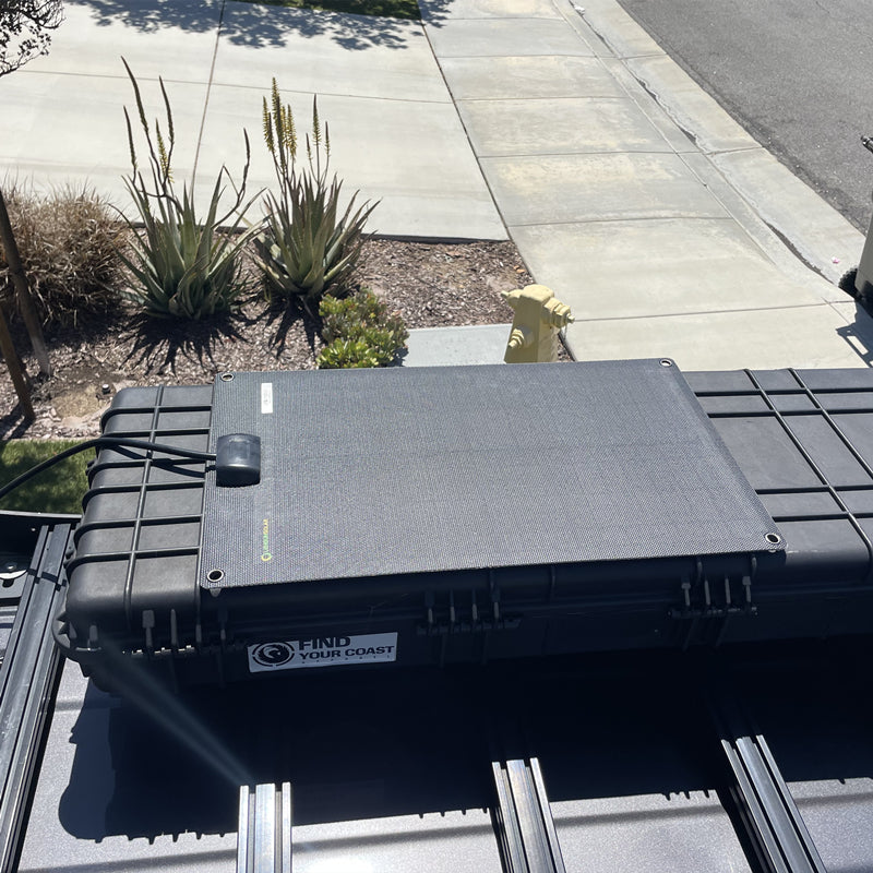 LensunSolar 20W 30W 12V Black Flexible Solar Panel