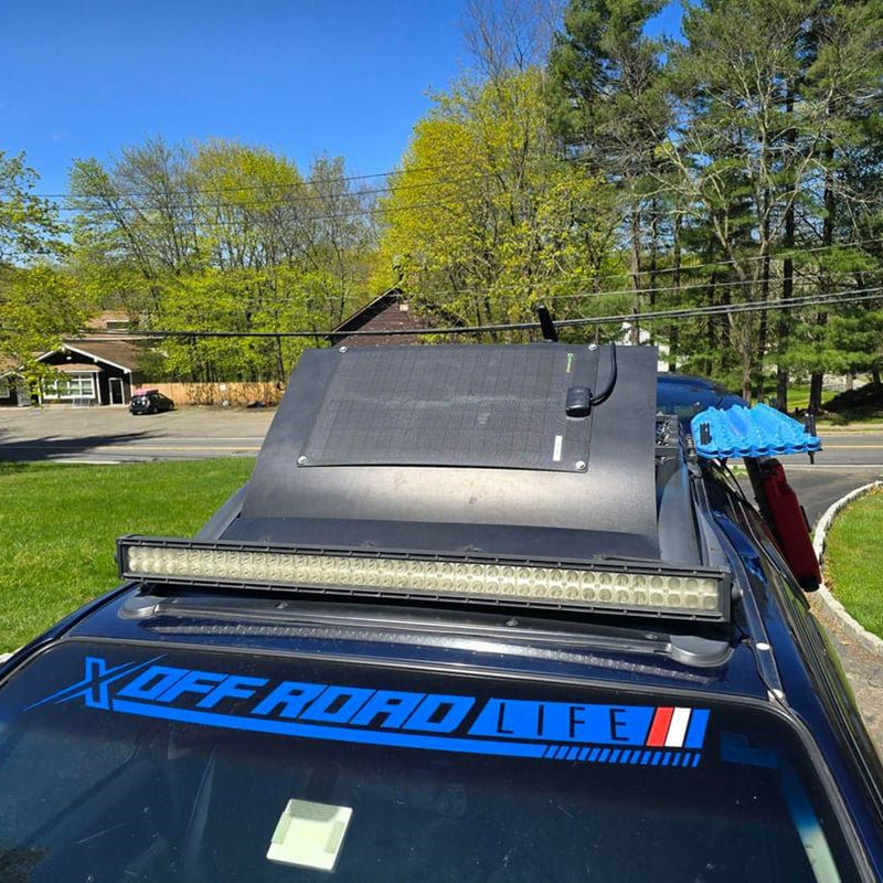 LensunSolar 20W 30W 12V Black Flexible Solar Panel