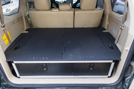Lexus GX470 2002 - 2009 1st Gen. - Side x Side Drawer Module with Fitted Top Plate - 41 - 3/8"W x 10"H x 36"D - Xtrusion Overland