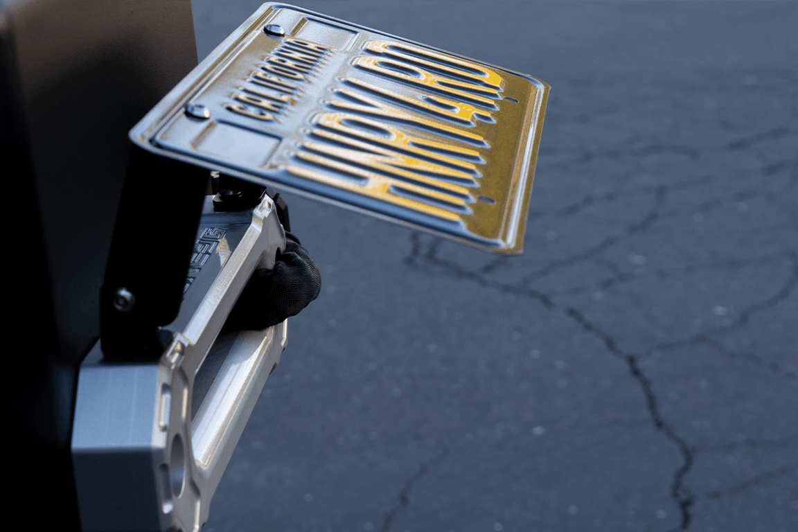 License Plate Mount for A6 Fairlead - Xtrusion Overland