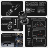 LINK™ Phone Mount | Accessory Ready Dash and Grab Handle Compatible | 2021+ Ford Bronco | 3.5" Arm - Xtrusion Overland