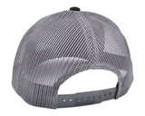 Low Pro Trucker Snap - Back Hat - Black/Grey with A6™ Embroidered Logo - Xtrusion Overland