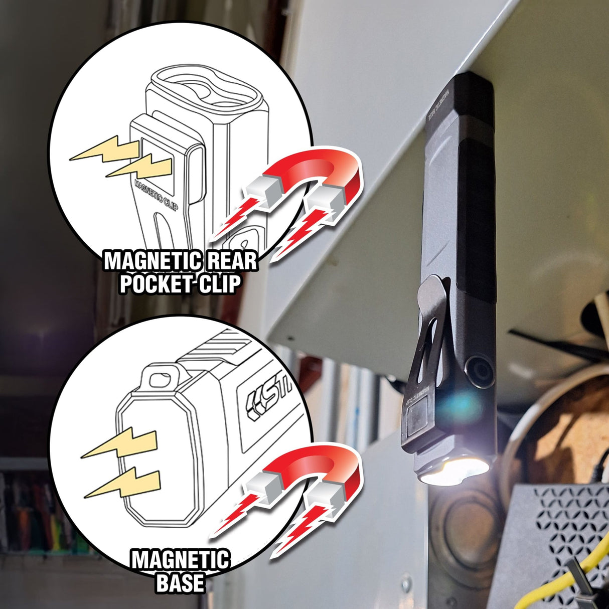 LP - EDC 5.0 Low Profile Everyday Carry Ultra - Thin Flashlight - Xtrusion Overland