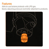 LPG Adapter - Brass - Xtrusion Overland