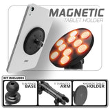 Magnetic Tablet Holder | Slim Track Base | 5" DuraLock™ Arm - Xtrusion Overland