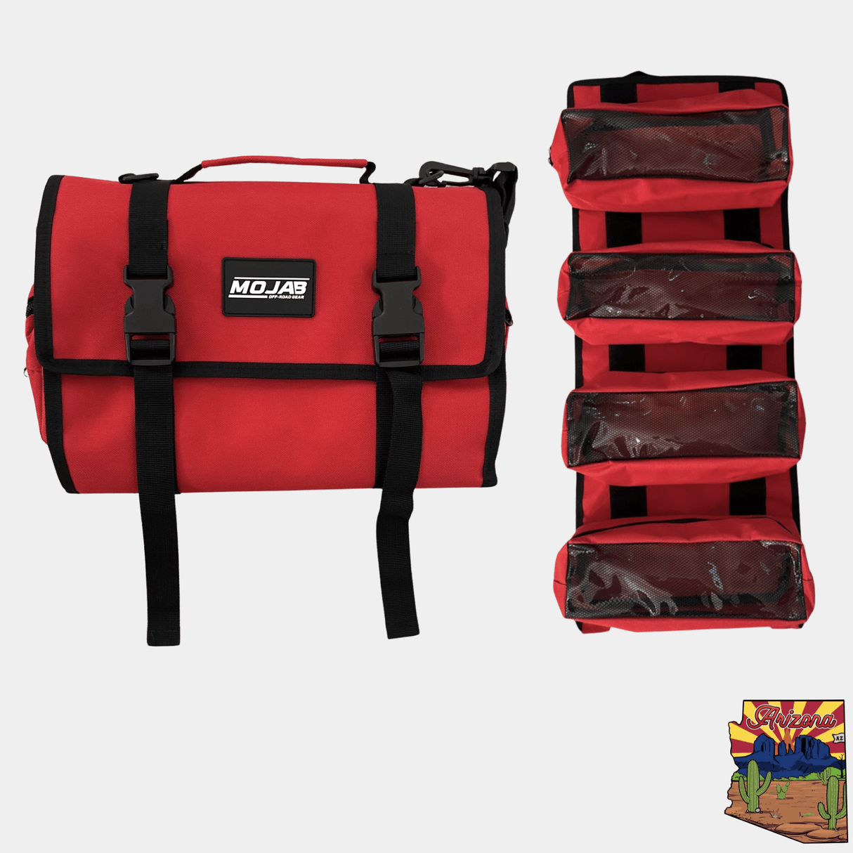 Medium Canvas Tool organizer bag with removeable pouches - Xtrusion Overland
