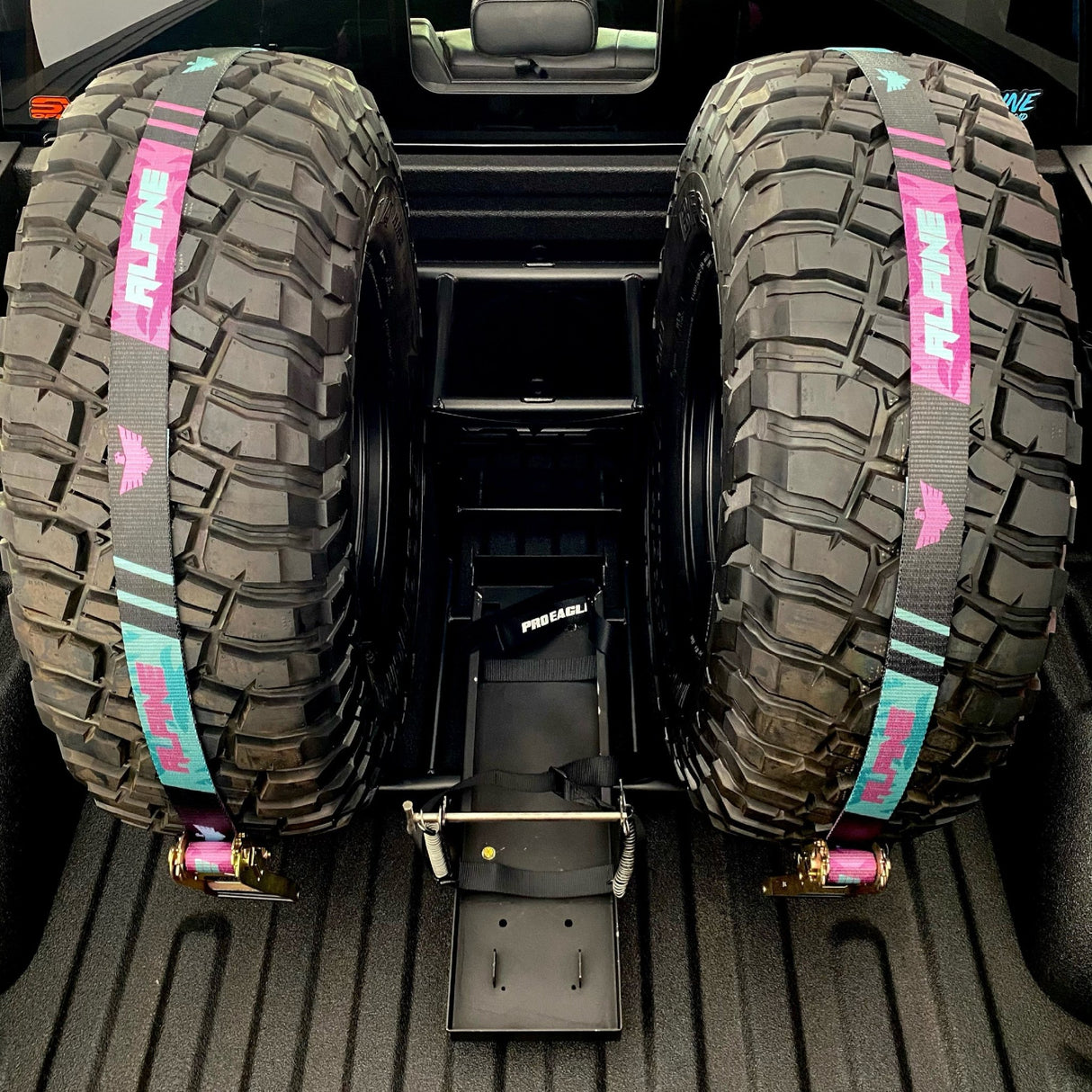 Miami Nights Tire Tie Down (Single Strap) - Xtrusion Overland