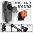 Midland MXT CB Mic | Slim Track Base | 6" DuraLock Arm - Xtrusion Overland