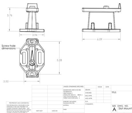 Midnight Forest 4 Gal Slot Mount - Xtrusion Overland