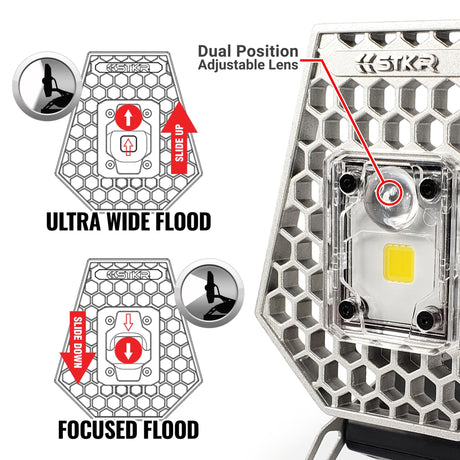 Mobile Task Light - 1200 Lumen Flood Light - Xtrusion Overland