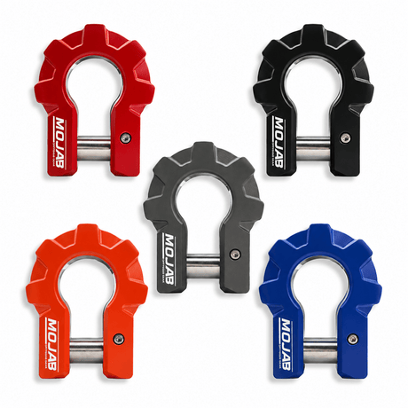 MOJAB 3/4'' Aluminum D-Shackle set-9 Ton - Xtrusion Overland