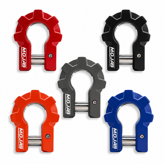 MOJAB 3/4'' Aluminum D-Shackle set-9 Ton - Xtrusion Overland