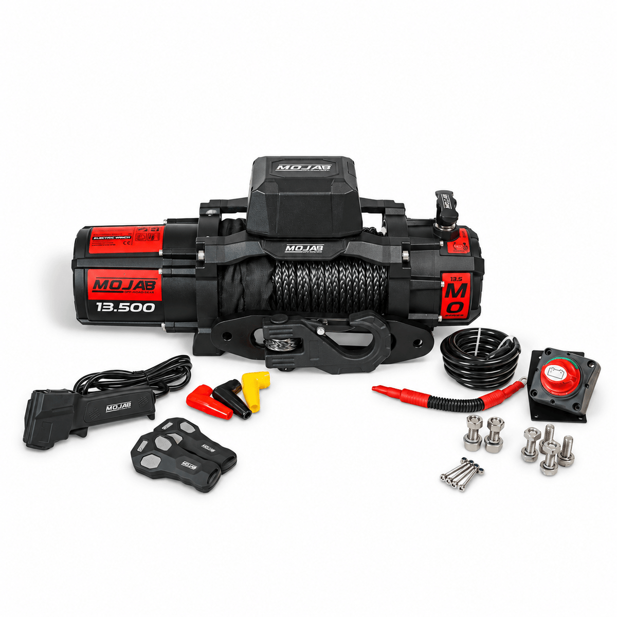 MOJAB MO13.5 Series 13,500 lb Electric Winch - Xtrusion Overland