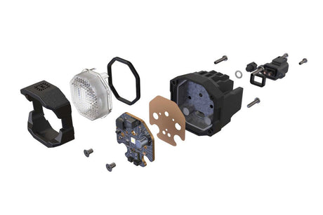 MORIMOTO 1BANGER LED PODS: HXB COMBO BEAM - Xtrusion Overland