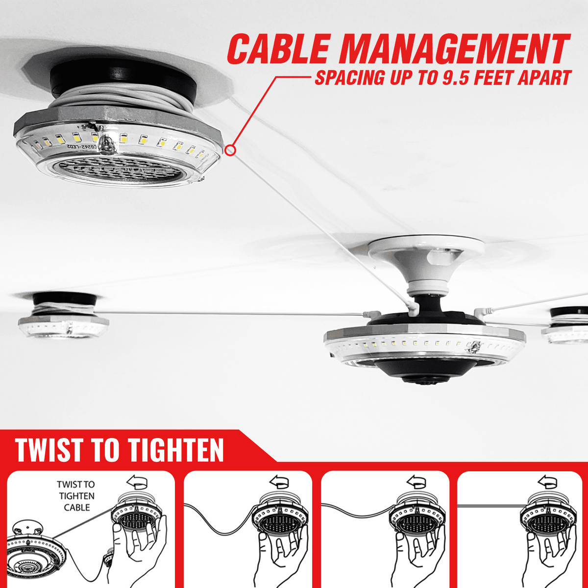 MPI - Multi-Point Illumination Motion Garage Ceiling Light - Xtrusion Overland