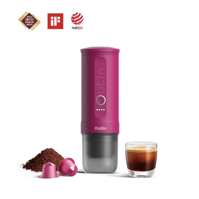 Nano Portable Espresso Machine (Fuchsia Pink) - Xtrusion Overland