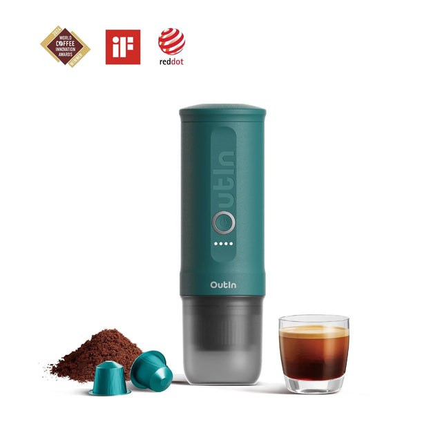 Nano Portable Espresso Machine (OutIn Teal) - Xtrusion Overland