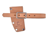Natural Leather Mask, Riveted Design with Strap for Hatchets - Xtrusion Overland