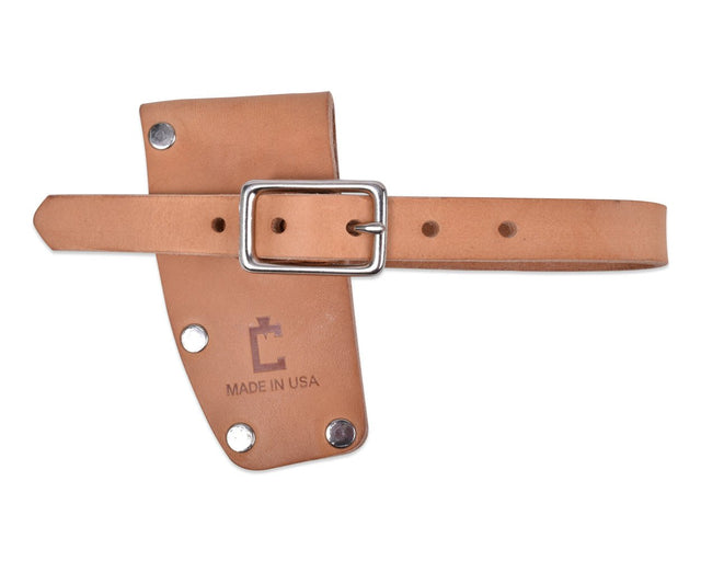 Natural Leather Mask, Riveted Design with Strap for Hatchets - Xtrusion Overland