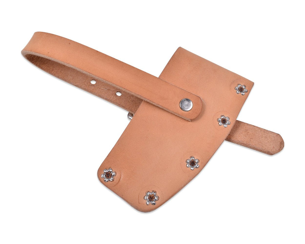 Natural Leather Mask, Riveted Design with Strap for Hatchets - Xtrusion Overland