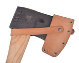 Natural Leather Mask, Riveted Design with Strap for Hatchets - Xtrusion Overland