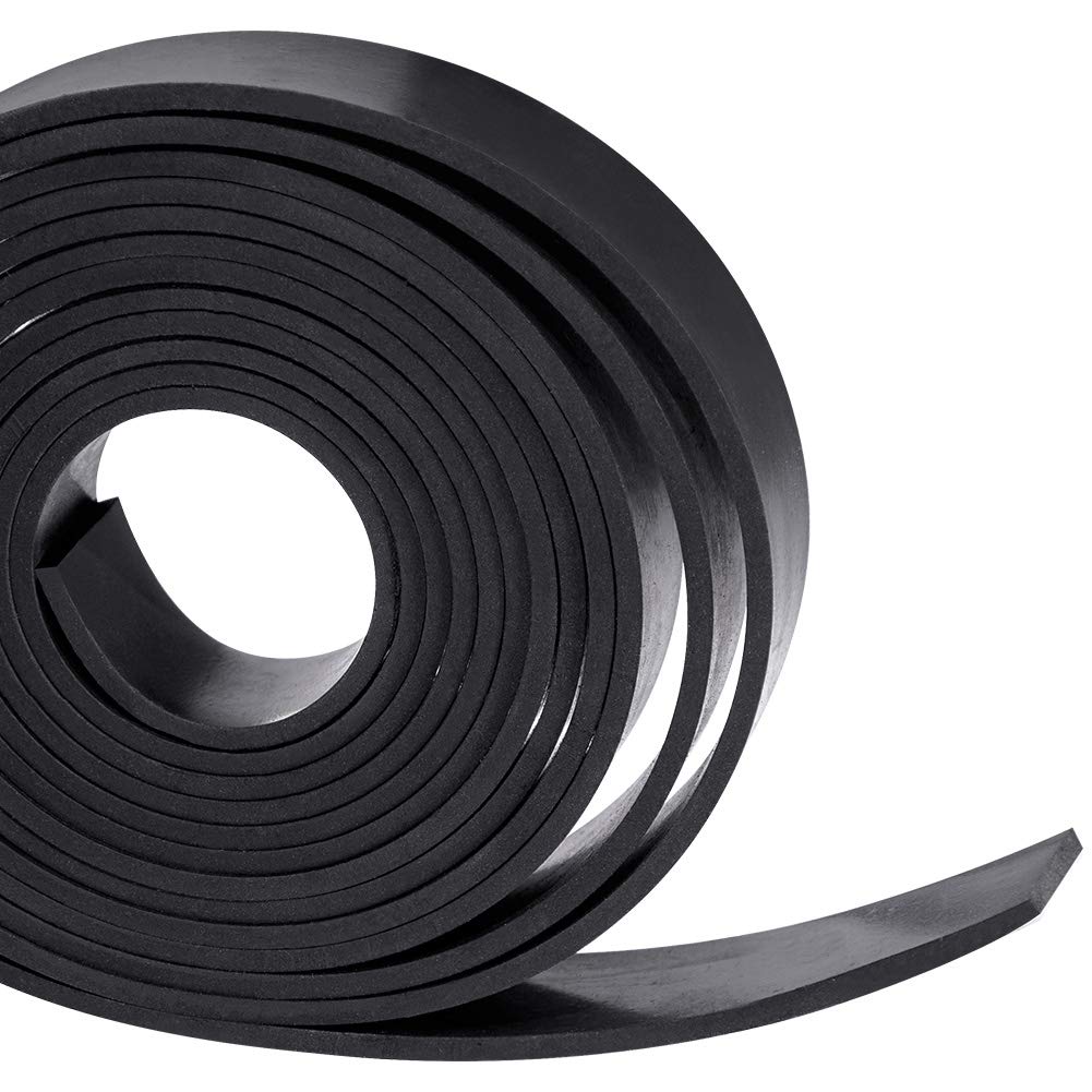 Neoprene Rubber Strip 1/16 " (.062) inch Thick X 1" Wide X 1’ Long - Xtrusion Overland