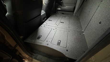 Nissan - Frontier - Crew Cab - 2021 - Present - 3rd Gen - Explore Series - Second Row Seat Delete Plate System - Xtrusion Overland
