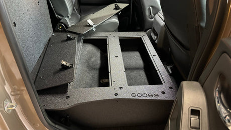Nissan - Frontier - Crew Cab - 2021 - Present - 3rd Gen - Explore Series - Second Row Seat Delete Plate System - Xtrusion Overland