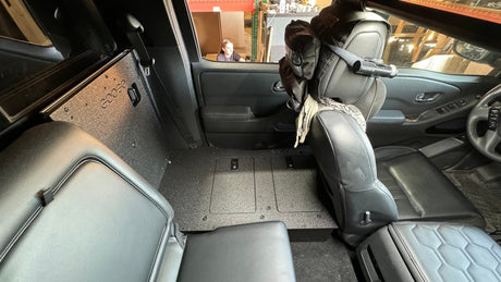 Nissan - Frontier - Crew Cab - 2021 - Present - 3rd Gen - Explore Series - Second Row Seat Delete Plate System - Xtrusion Overland