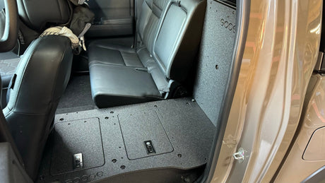 Nissan - Frontier - Crew Cab - 2021 - Present - 3rd Gen - Explore Series - Second Row Seat Delete Plate System - Xtrusion Overland