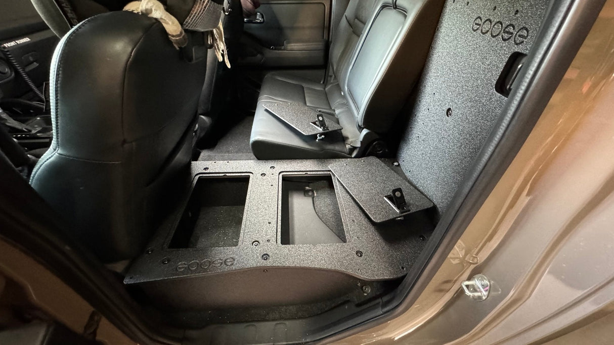 Nissan - Frontier - Crew Cab - 2021 - Present - 3rd Gen - Explore Series - Second Row Seat Delete Plate System - Xtrusion Overland