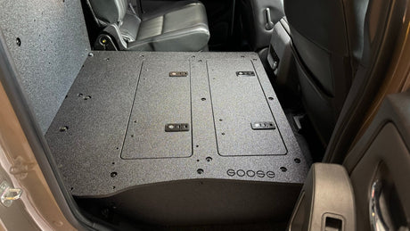 Nissan - Frontier - Crew Cab - 2021 - Present - 3rd Gen - Explore Series - Second Row Seat Delete Plate System - Xtrusion Overland