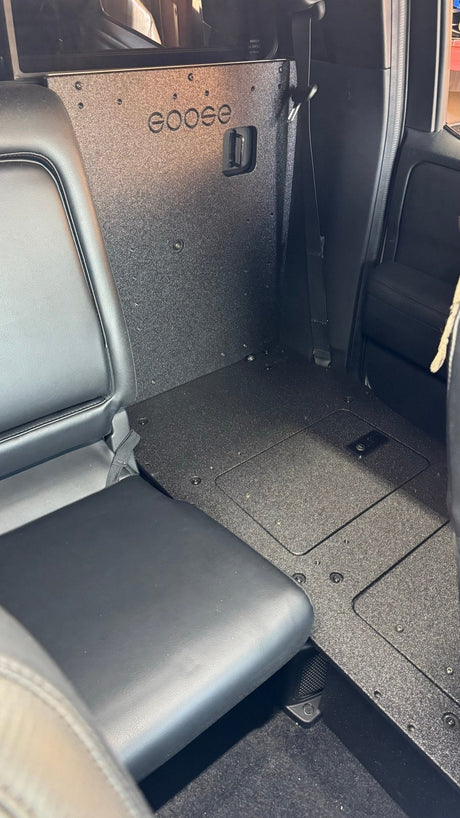 Nissan - Frontier - Crew Cab - 2021 - Present - 3rd Gen - Explore Series - Second Row Seat Delete Plate System - Xtrusion Overland