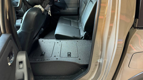 Nissan - Frontier - Crew Cab - 2021 - Present - 3rd Gen - Explore Series - Second Row Seat Delete Plate System - Xtrusion Overland
