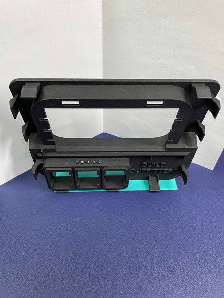 No Cut Base Switch Panel for 3 Short Switches (Tacoma Access Cab) - Xtrusion Overland