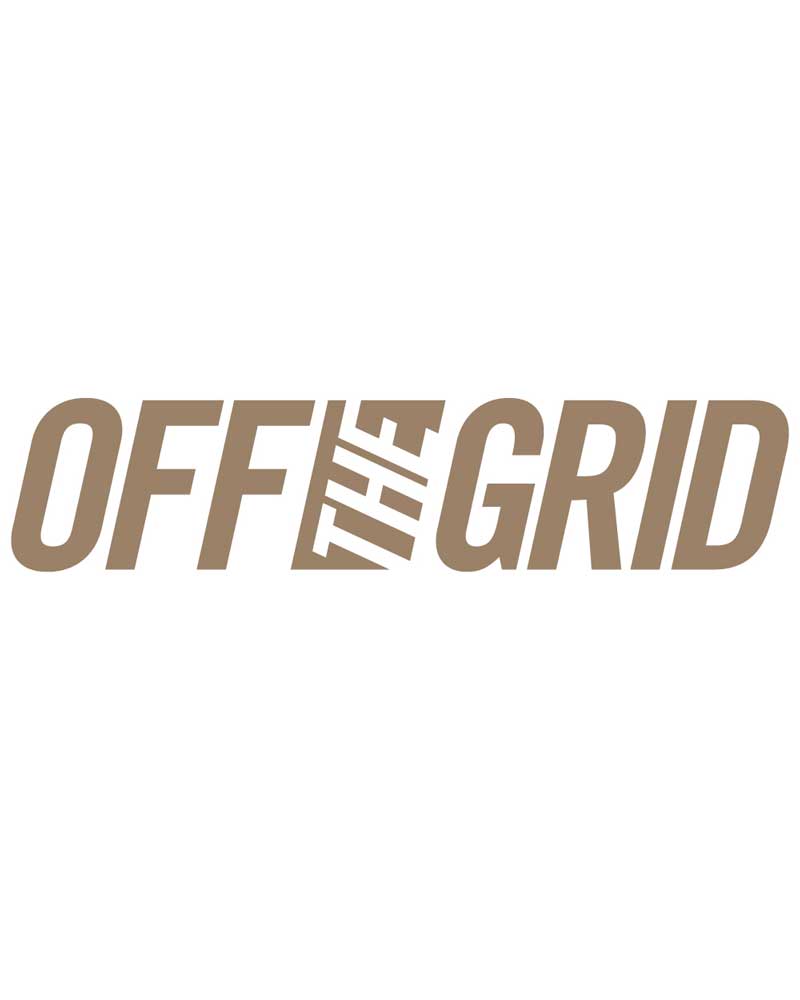 OFF THE GRID Solid Logo Decal - 7 Colors - Xtrusion Overland