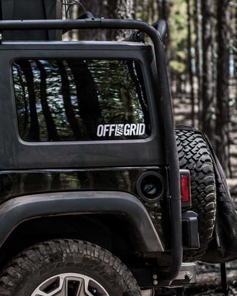 OFF THE GRID Solid Logo Decal - 7 Colors - Xtrusion Overland