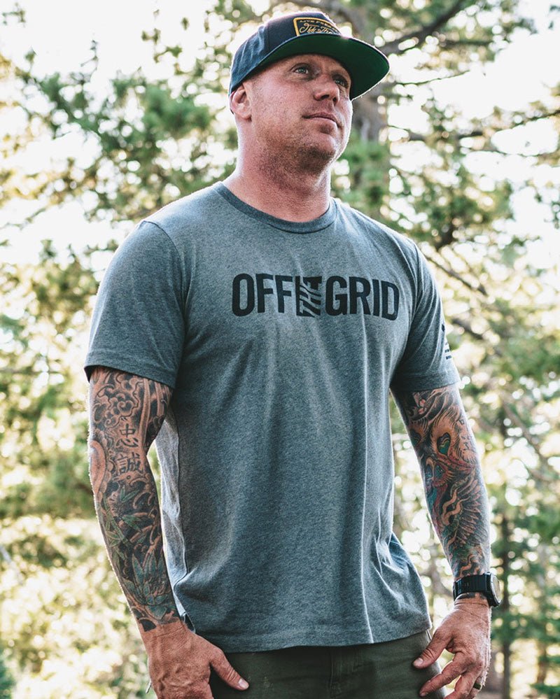 Off The Grid Solid Logo S/S Tee Shirt - Xtrusion Overland