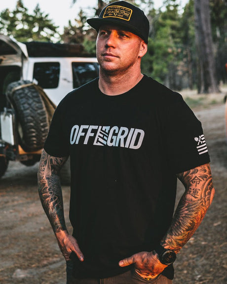 Off The Grid Solid Logo S/S Tee Shirt - Xtrusion Overland