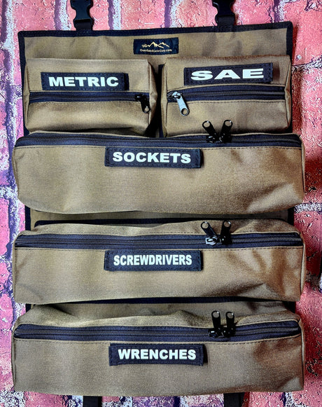 OGG Tool Roll - Tool Wrap Detachable Pockets - Xtrusion Overland