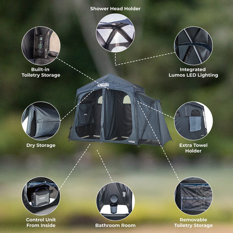Outback Shower Tent Deluxe - Xtrusion Overland