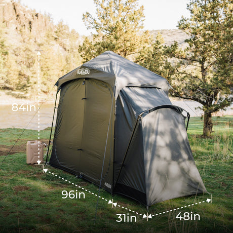 Outback Shower Tent Deluxe - Xtrusion Overland